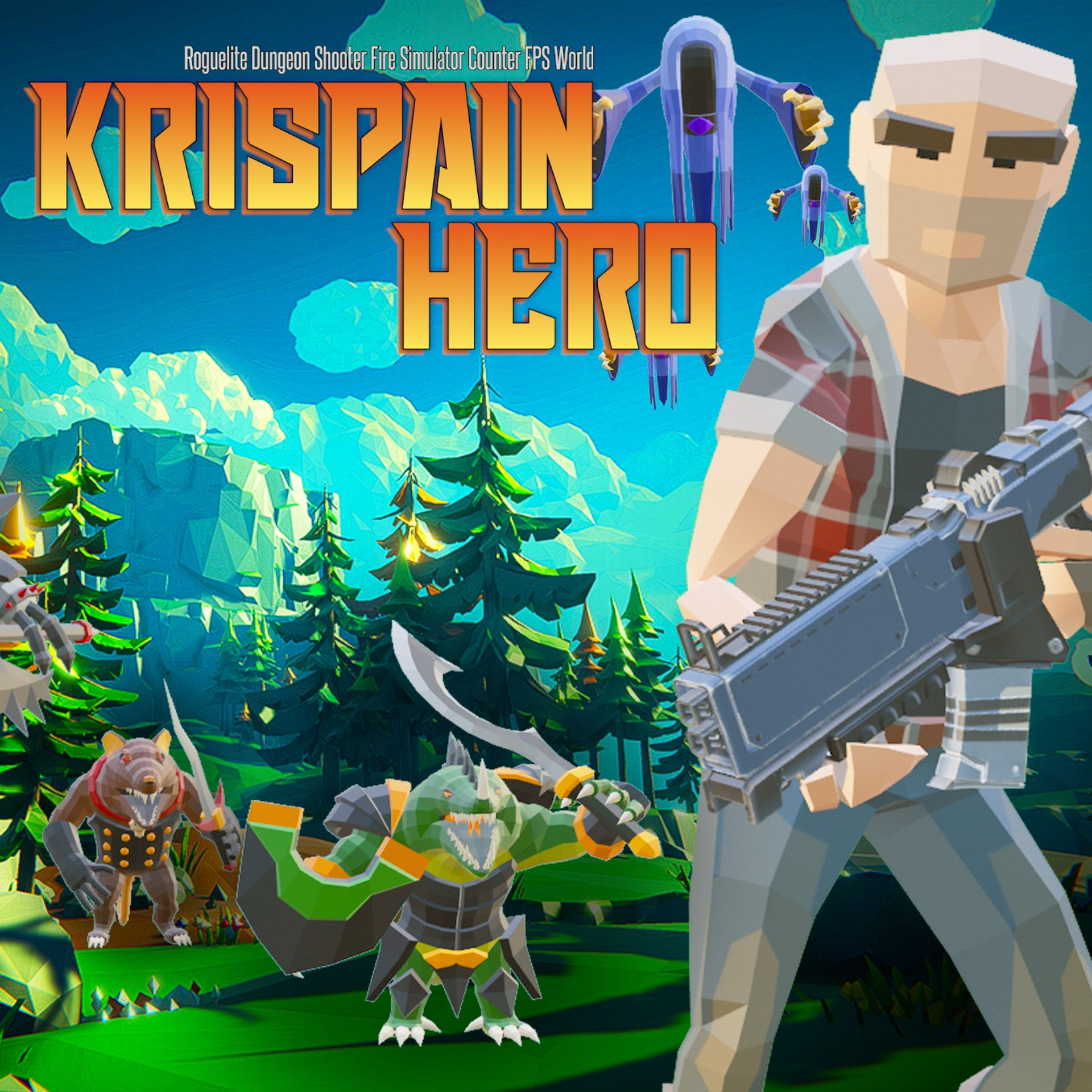 Krispain Hero Roguelite Dungeon Shooter Simulator | Quest App Lab Game