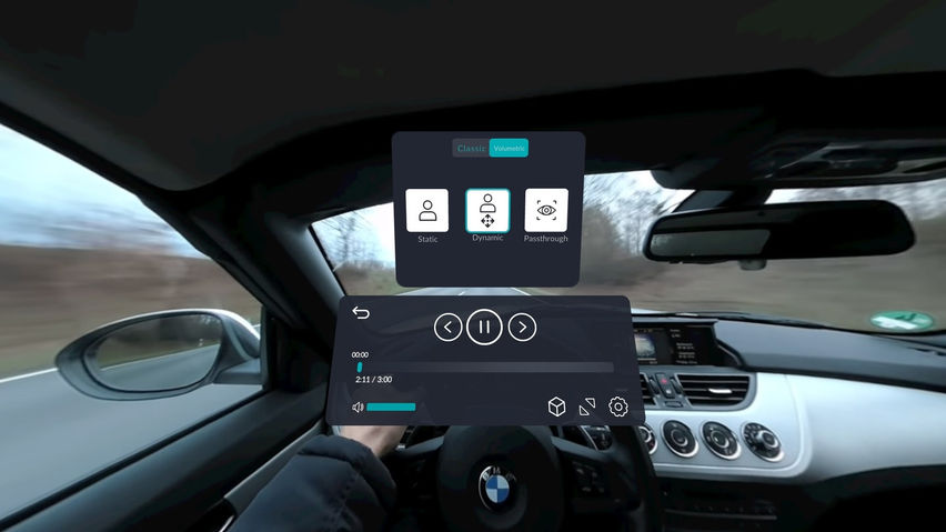Touchly Volumetric VR Video Player