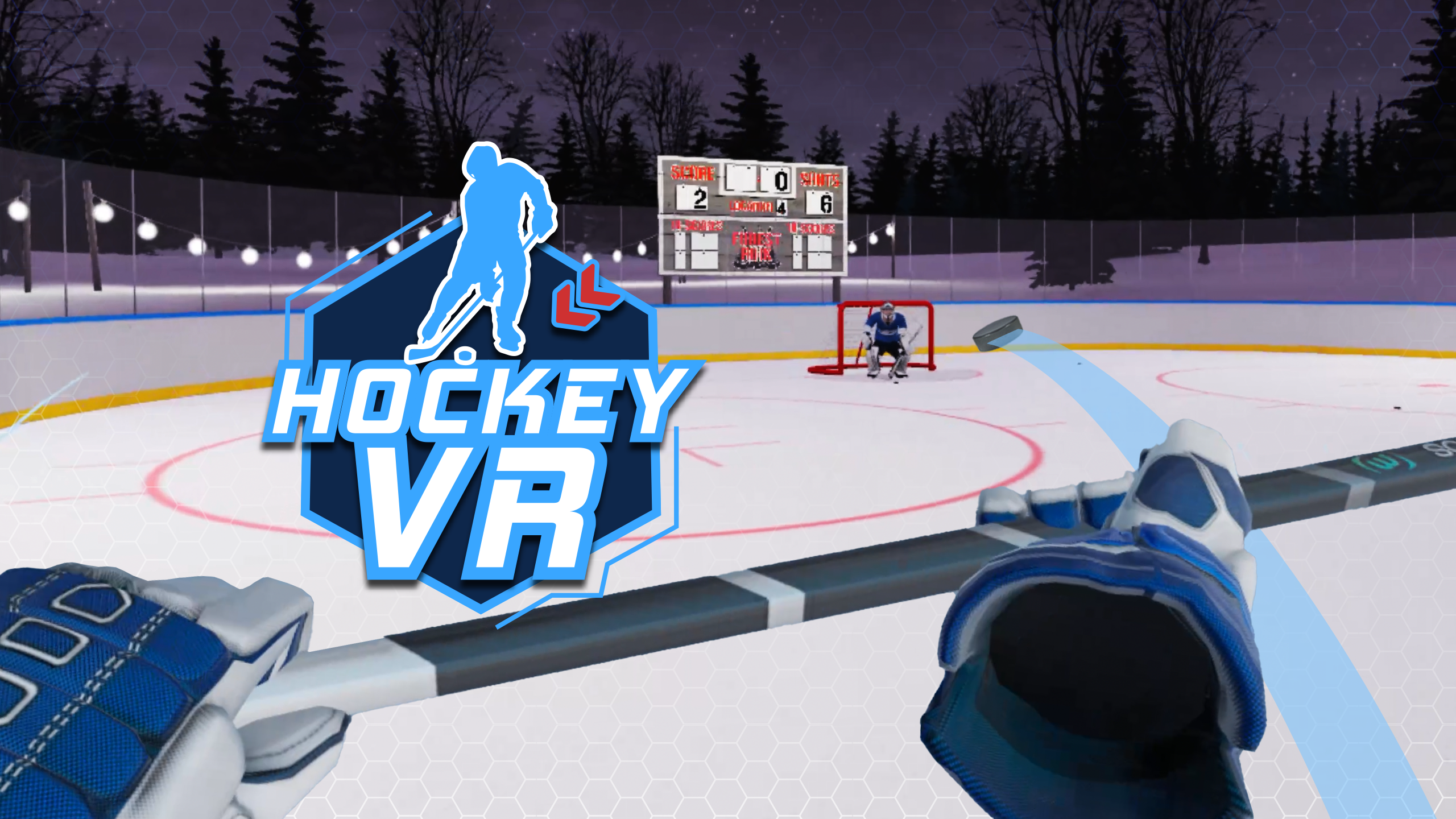 Hockey VR Quest App Lab Game