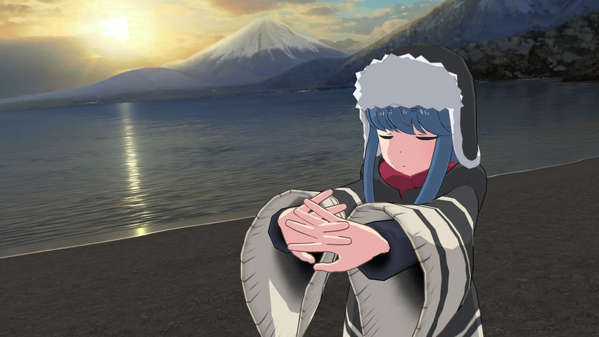 Laid-Back Camp - Virtual - Lake Motosu