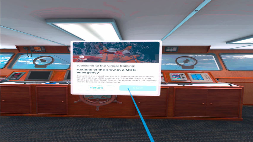 VR-ME: Man Overboard