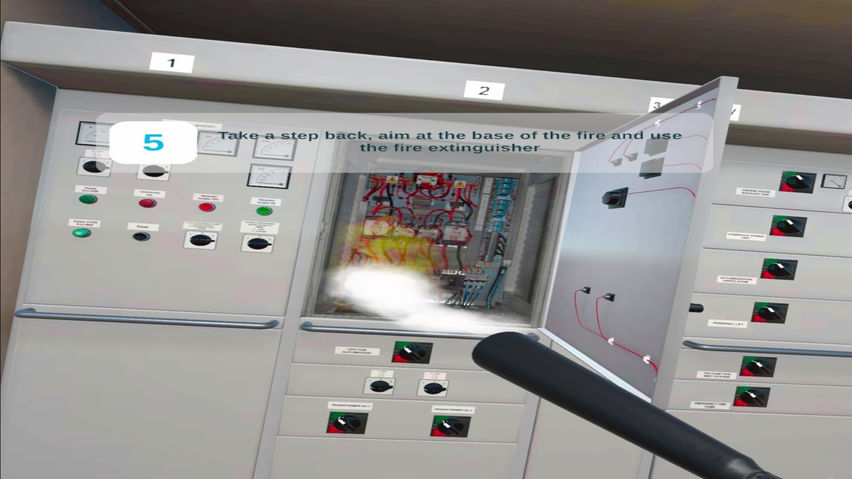 VR-ME: Fire In The Engine Room