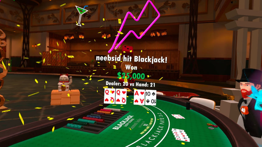 POKER VR w/ Roulette, Blackjack & Slots