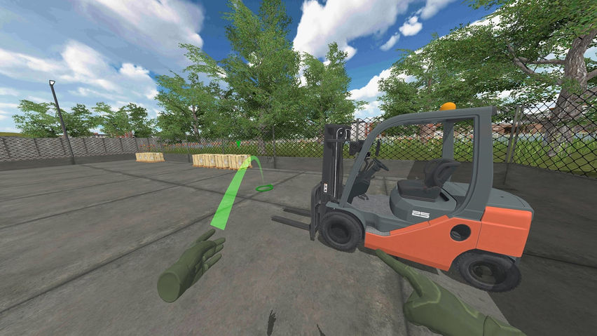 Forklift Driving Simulator VR Demo