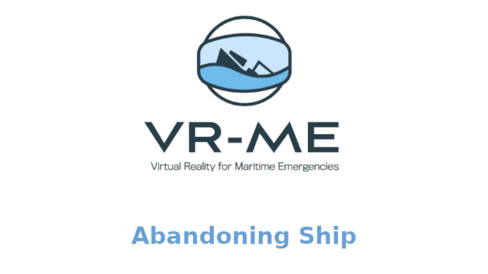 VR-ME: Abandoning Ship