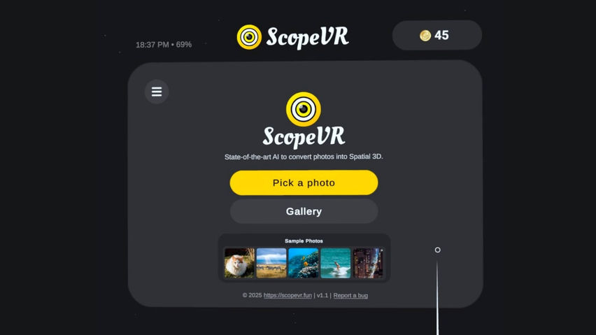 ScopeVR - Convert 2D to 3D Spatial AI