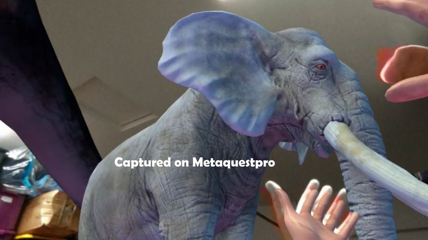 Jungle Zoo Ocean Passthrough Handtracking Demo