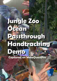 Jungle Zoo Ocean Passthrough Handtracking Demo