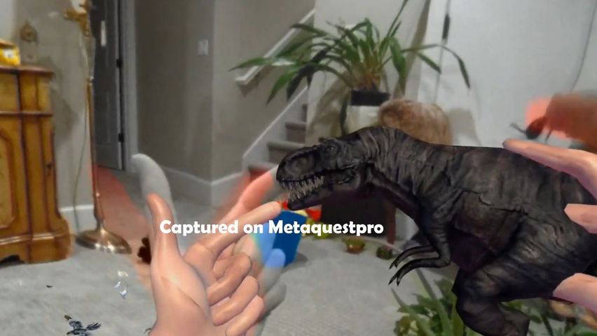 Jungle Zoo Ocean Passthrough Handtracking Demo