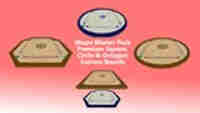 Shape Master Pack – Premium Square, Circle & Octagon Carrom Boards