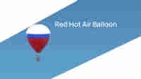 Red Hot Air Balloon