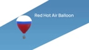 Red Hot Air Balloon