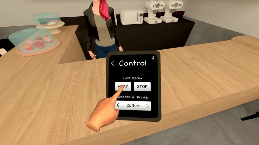 VR Chat GPT Cafe