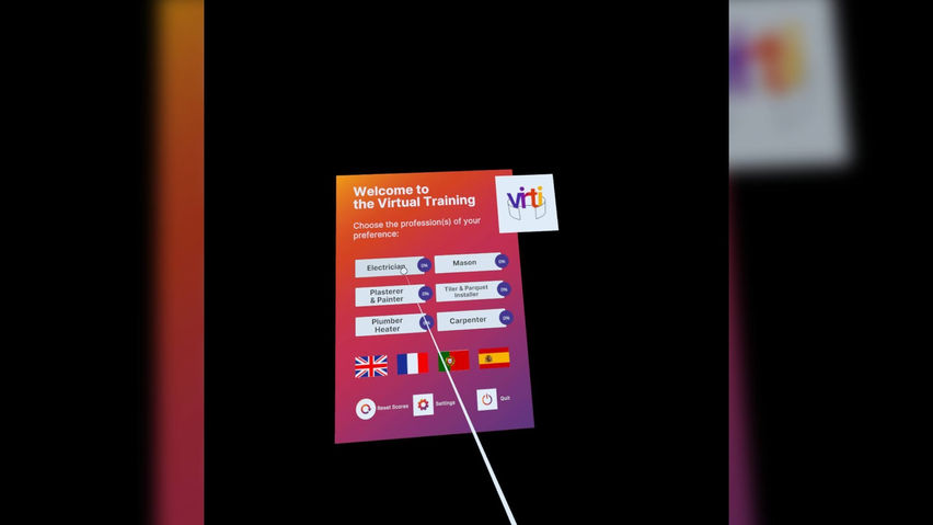 ViRTI - A virtual training environment on a construction site