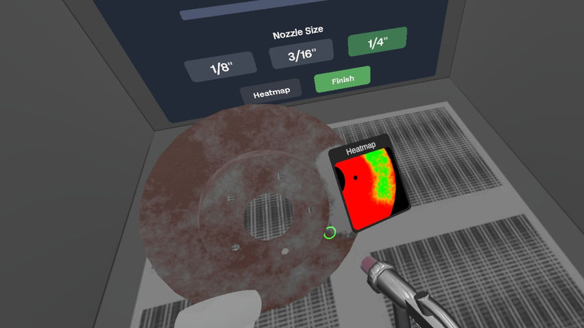 Sandblasting Simulator