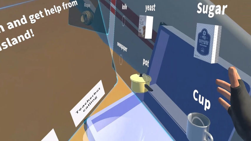 Island Escape VR - ContentsDa Science Experiment