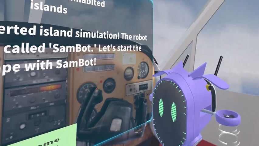 Island Escape VR - ContentsDa Science Experiment