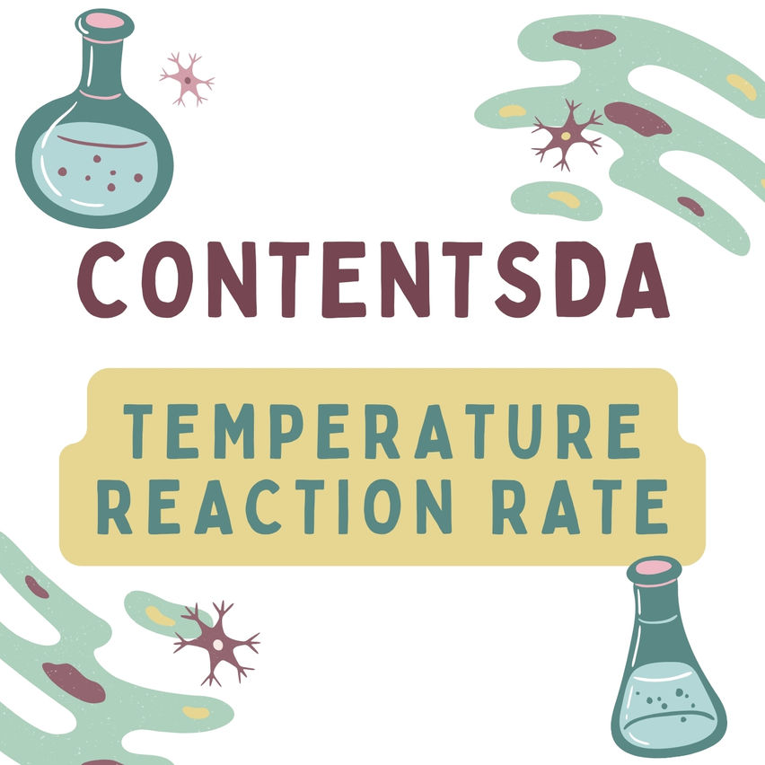 Temperature Reaction Rate Experiment - ContentsDa Science Experiment