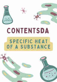 Specific Heat of a Substance - ContentsDa Science Experiment