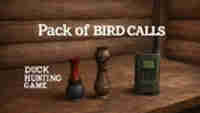 Pack of three Bird Calls