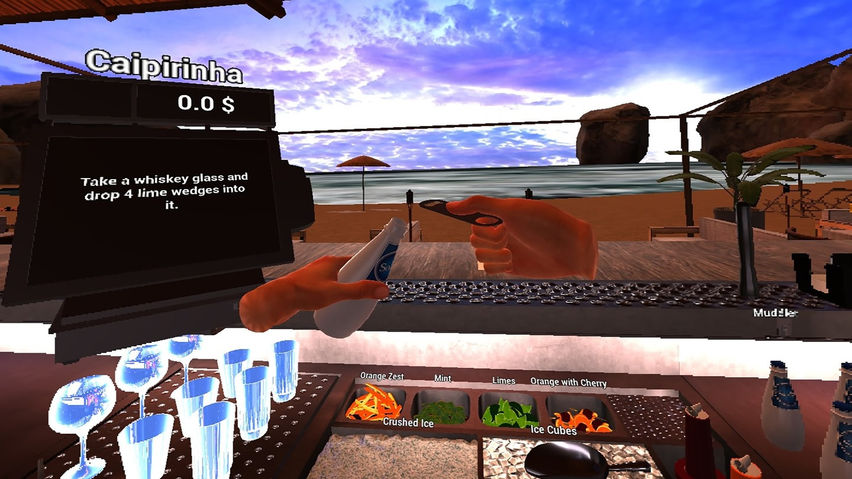 BARTENDER VR SIMULATOR beta version