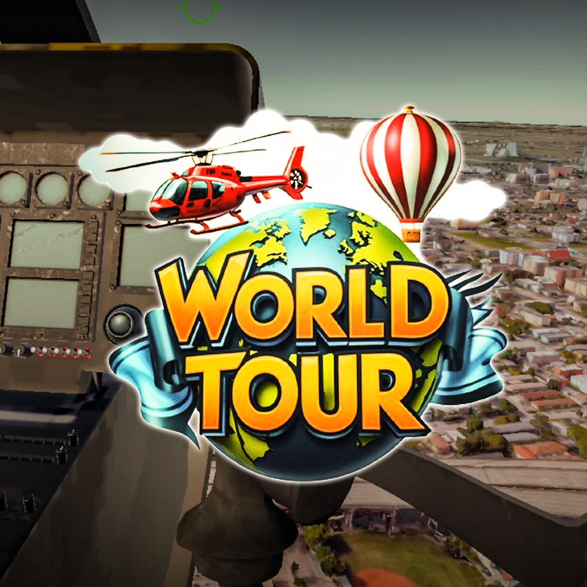 World Tour - Flying on Real 3D Maps