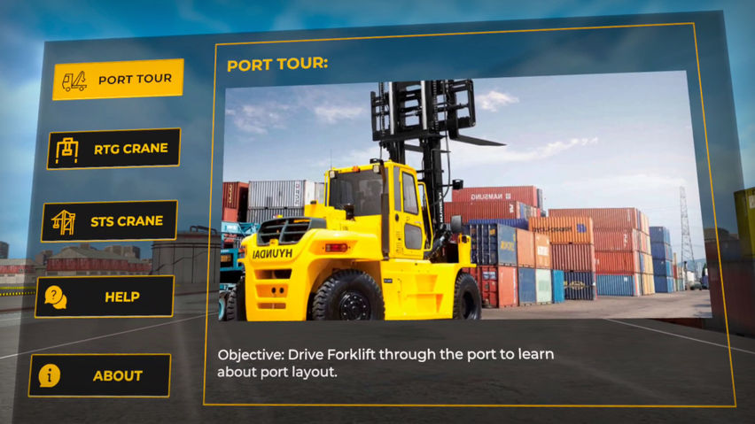 Port Crane Simulator