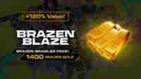Brazen Brawler Pack! 1400 Brazen Gold (+120% Value!)