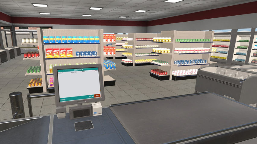 Mini-Market Simulator VR