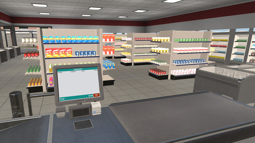 Mini-Market Simulator VR