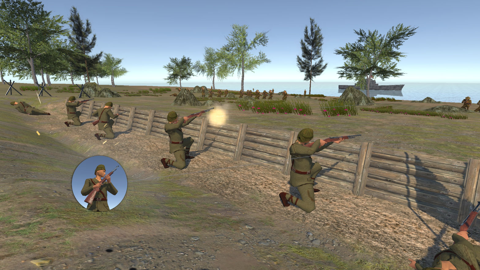 Gun Shooter Defense World War 1