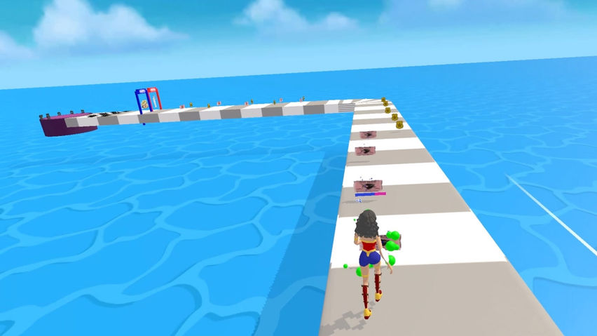 Girl Fashion Runner