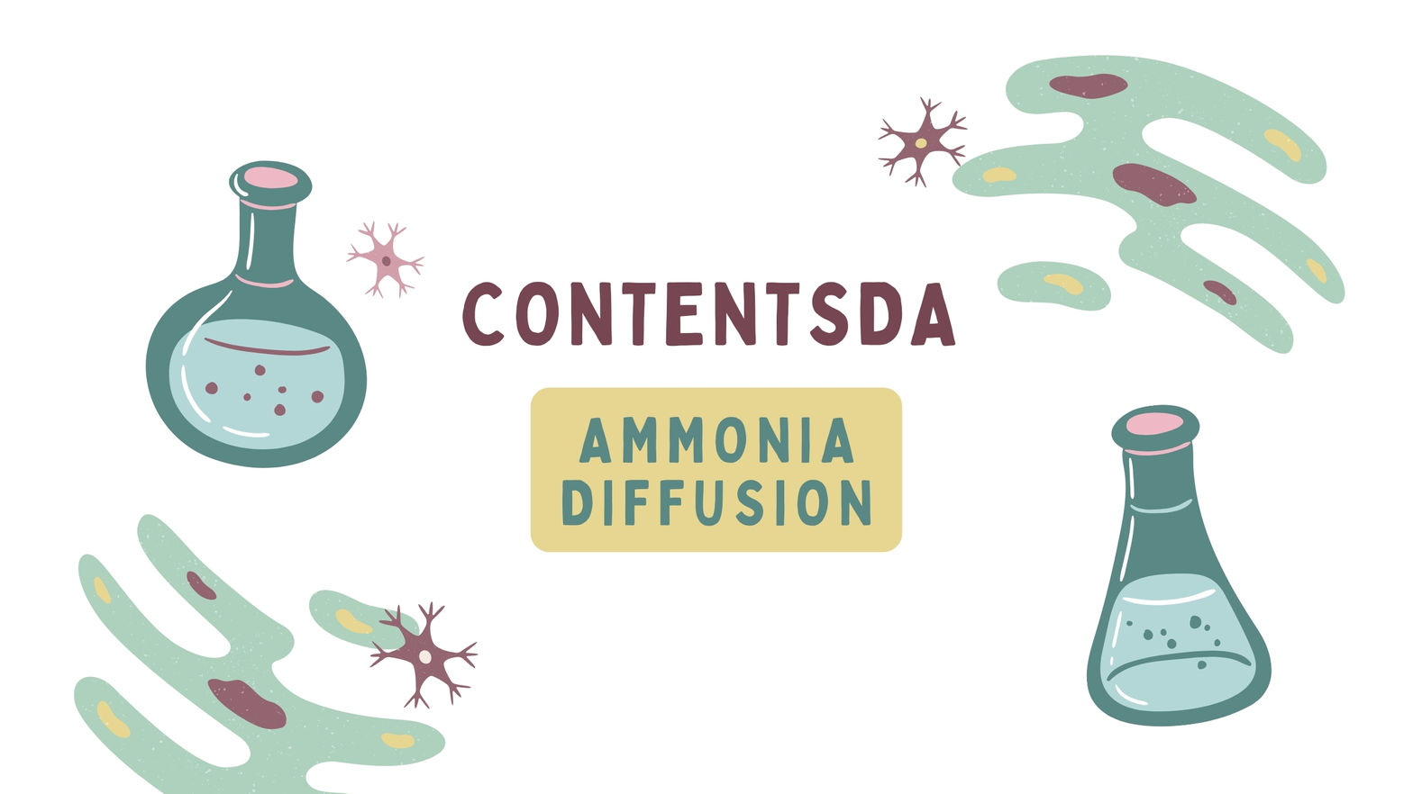 Ammonia Diffusion Experiment - ContentsDa Science Experiment