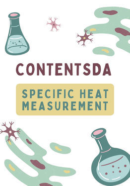 Specific Heat Measurement Experiment  - ContentsDa Science Experiment