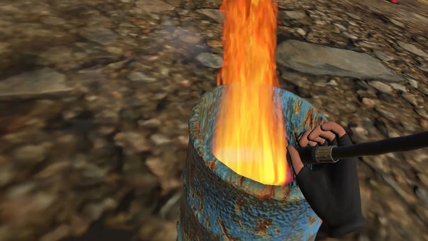 Fire Extinguisher Use Simulation