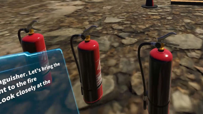 Fire Extinguisher Use Simulation