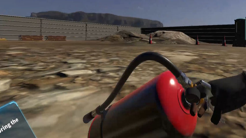 Fire Extinguisher Use Simulation