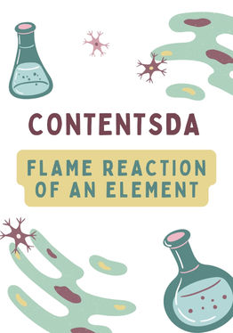 Flame Reaction of an Element(Firework) - ContentsDa Chemical Experiment