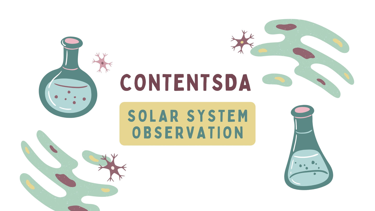 Solar System Observation - ContentsDa Science Experiment