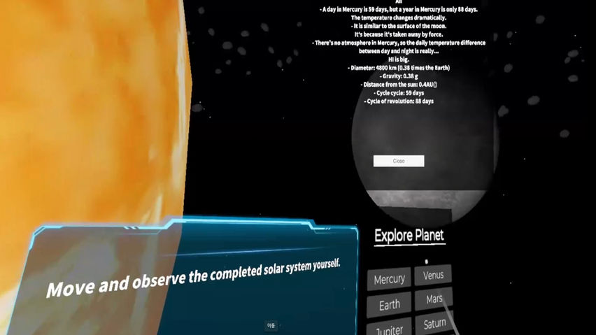 Solar System Observation - ContentsDa Science Experiment