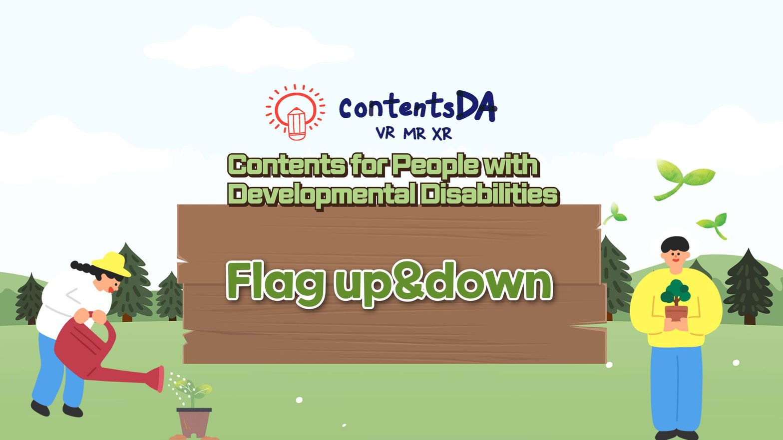 Flag up&down