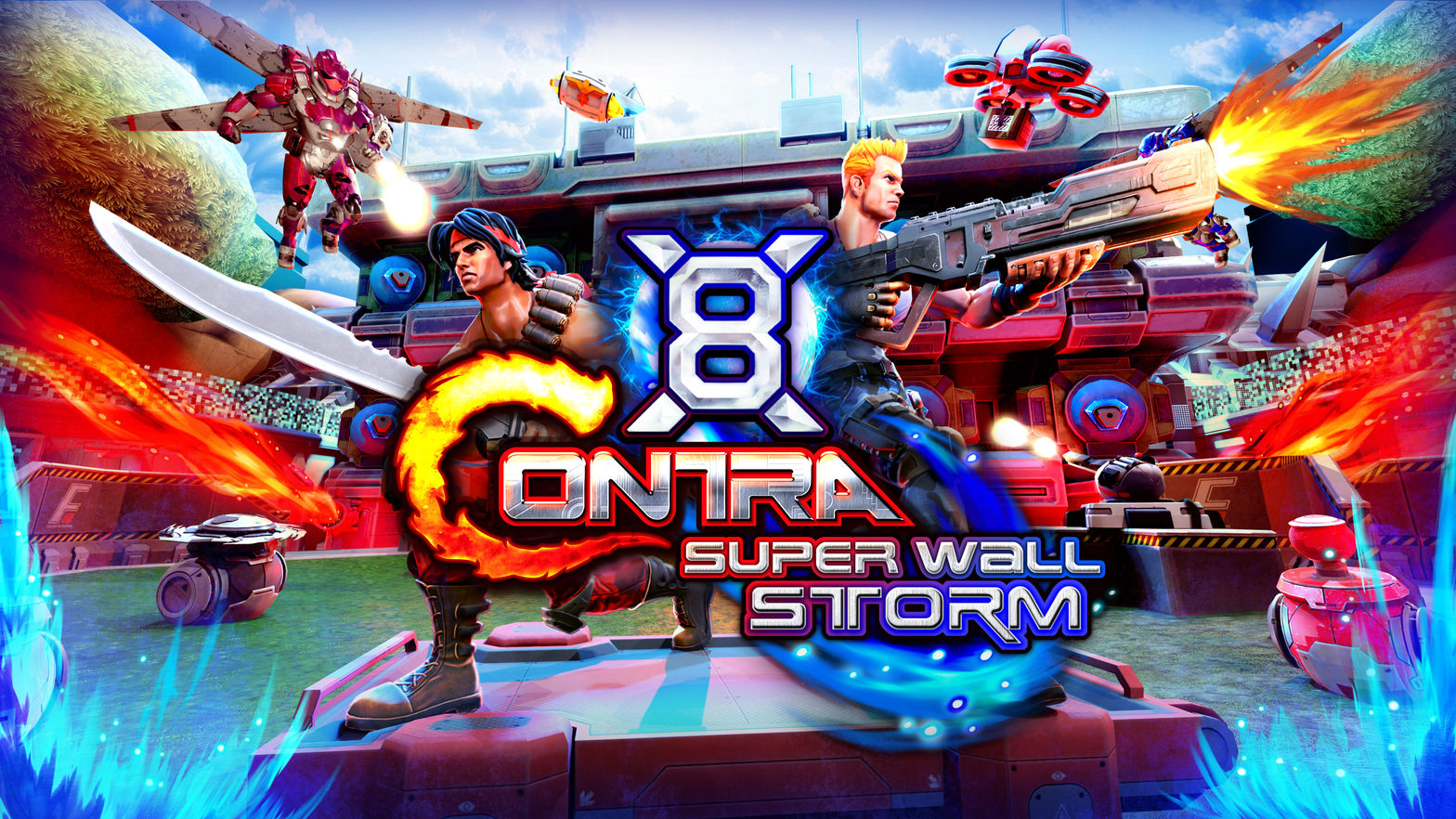 X8 Contra: Super Wall Storm