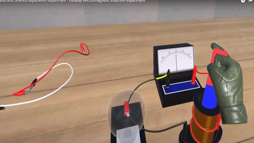 High school - Faraday's Electromagnetic Induction Experiment