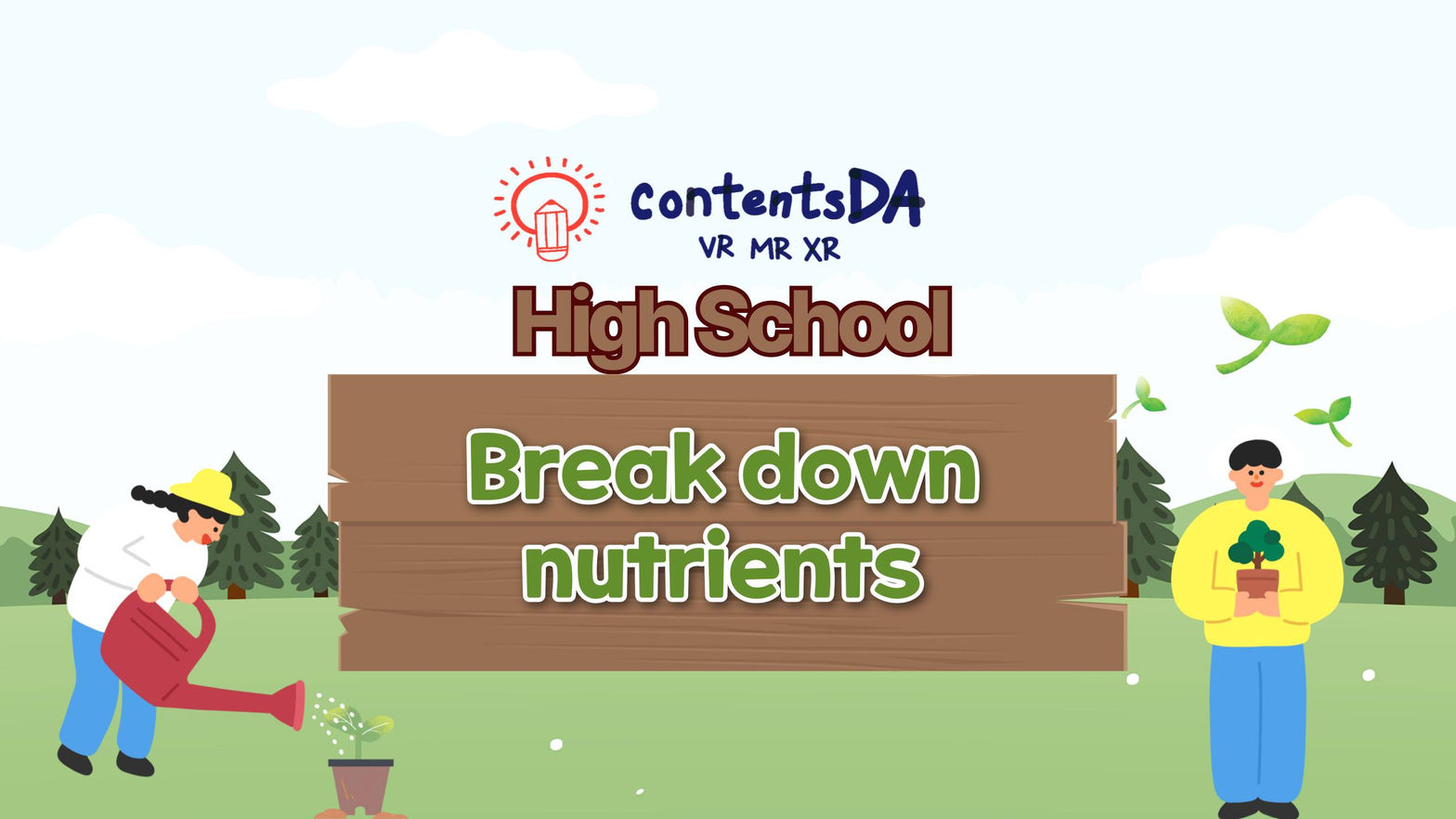 High school - break down nutrients