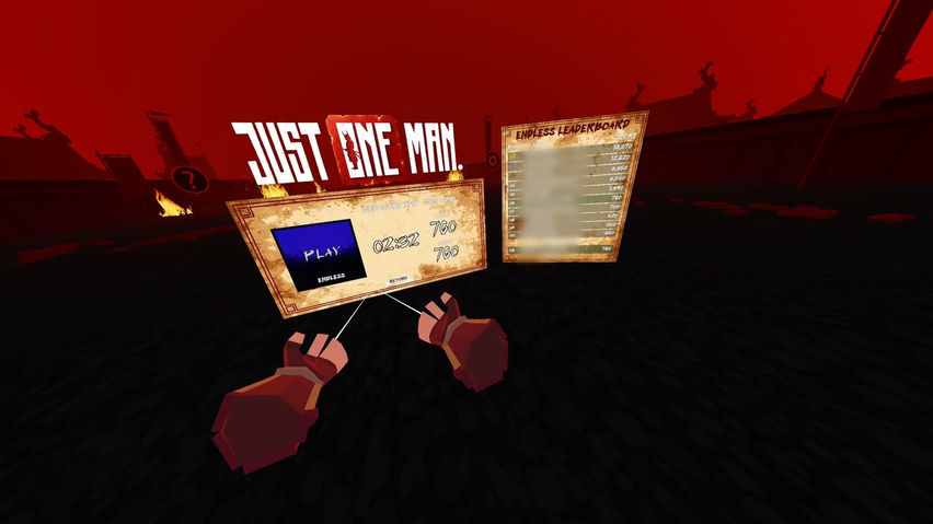 JUST ONE MAN