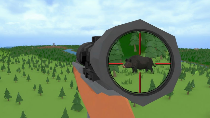 Hunting game ONLINE: Hunter. MULTIPLAYER