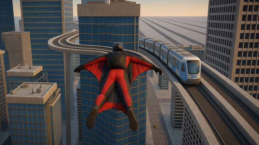 Wing Suit Flying Base Jump Game