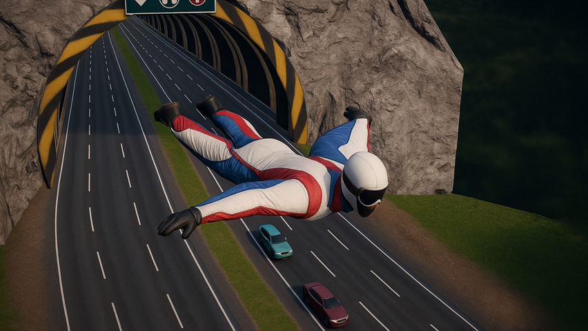 Wing Suit Flying Base Jump Game