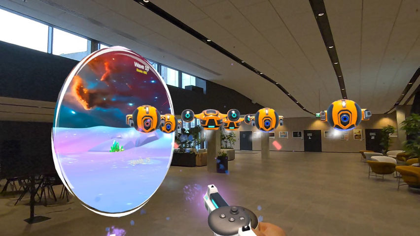 Portal Invaders: Mixed Reality Shooter