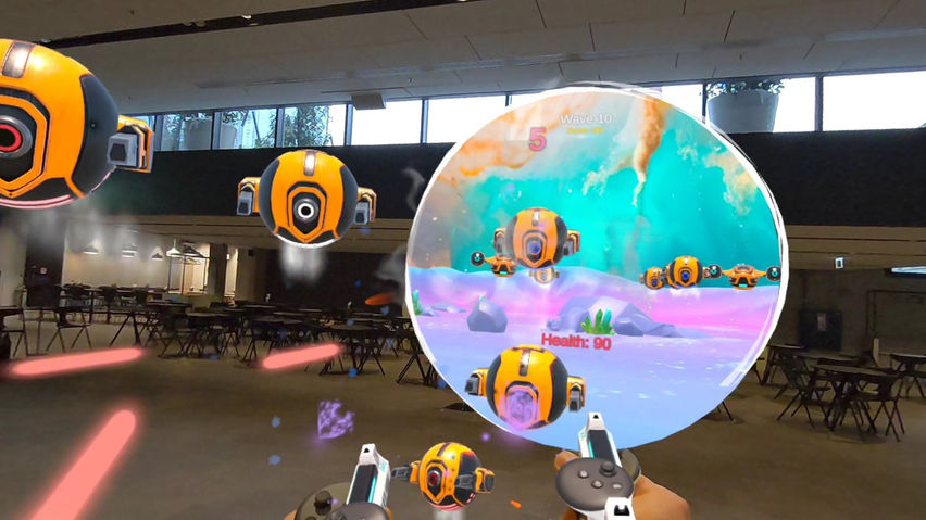 Portal Invaders: Mixed Reality Shooter
